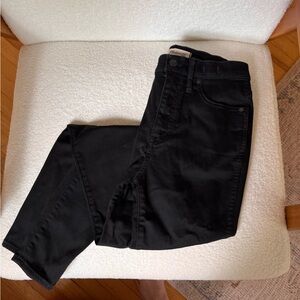 Madewell Tincel Black Skinny Jeans